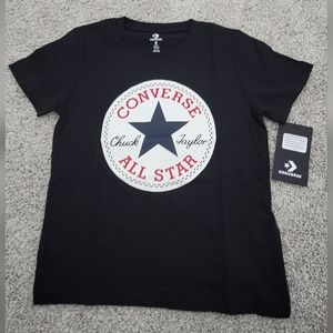 Converse short sleeve tshirt in black, size 6 (M)